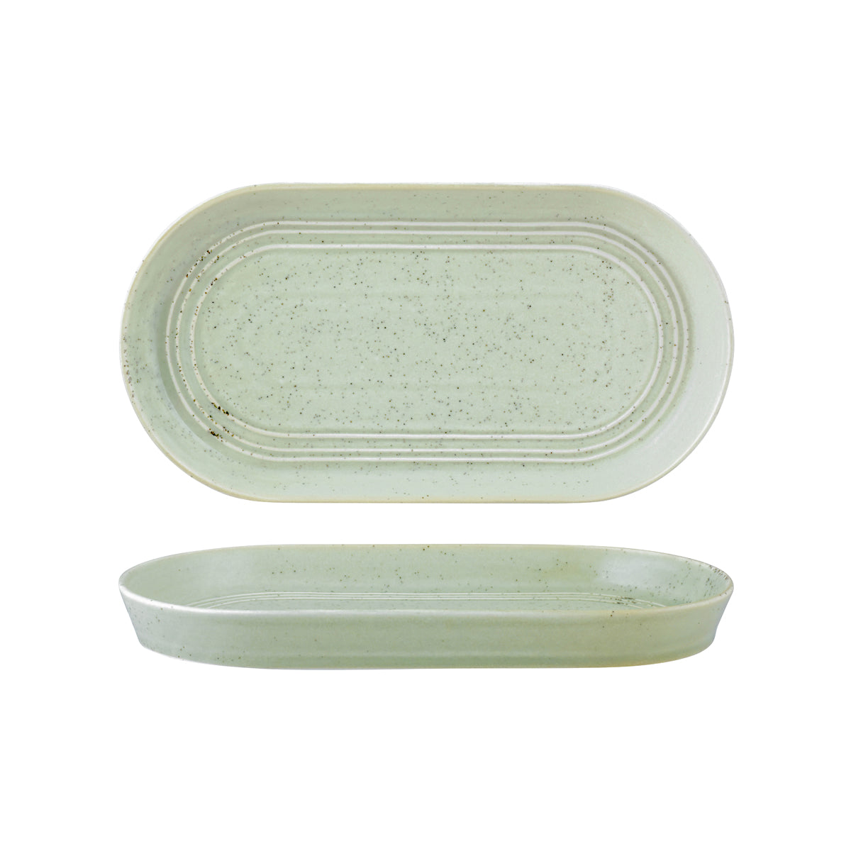 Urban Loft Pistachio Oval Serve Platter 310x165mm