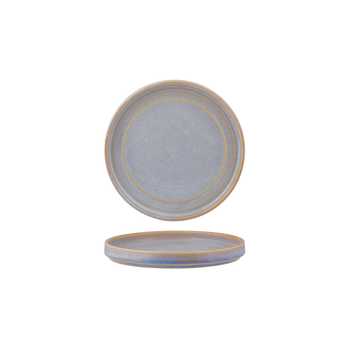 Urban Loft Azure Blue Round Plate 180mm