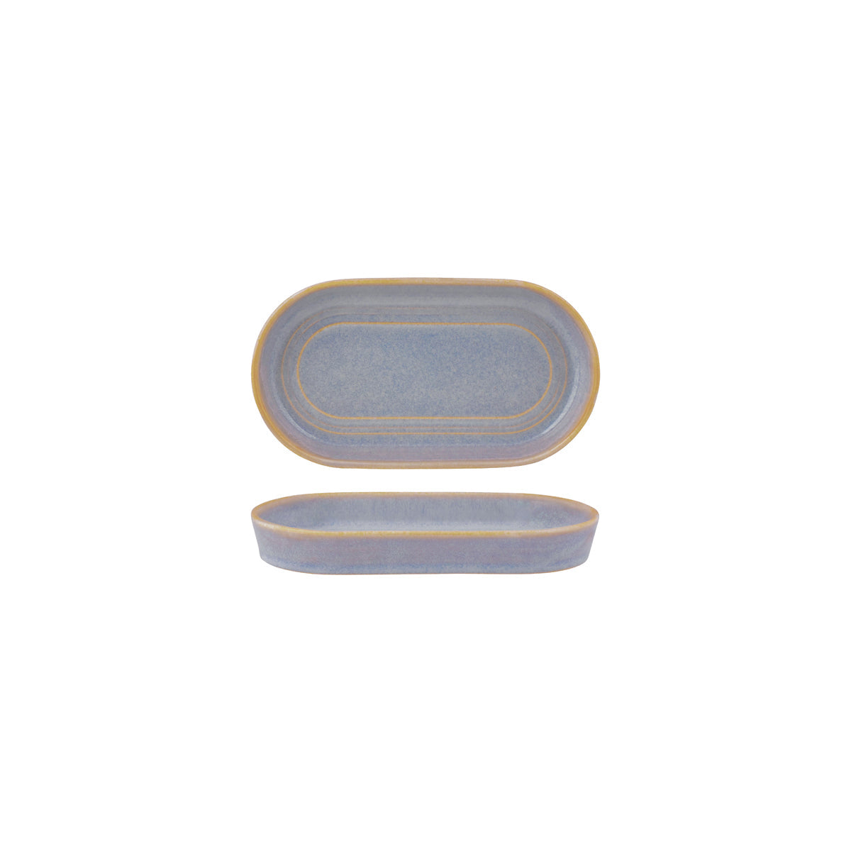 Urban Loft Azure Blue Oval Serve Platter 180x100mm
