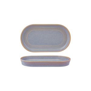 Urban Loft Azure Blue Oval Serve Platter 240x135mm