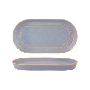 Urban Loft Azure Blue Oval Serve Platter 310x165mm