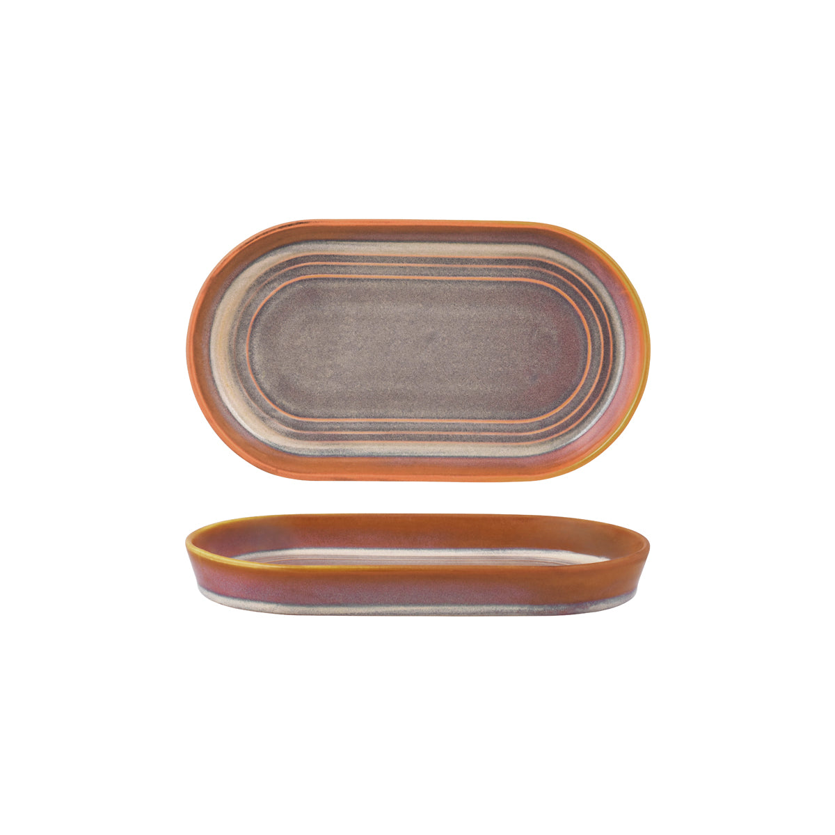Urban Loft Auburn Oval Serve Platter 240x135mm