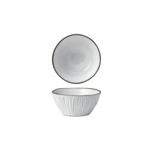 Tablekraft Linea Organics Conical Bowl 130x63mm 400ml White