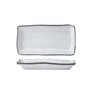 Tablekraft Linea Organics Rectangular Platter 300x160x40mm White