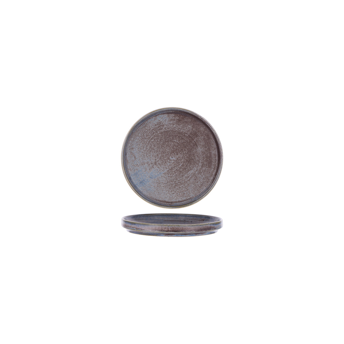 Urban Greystone Blue Round Stackable Plate 170x22mm