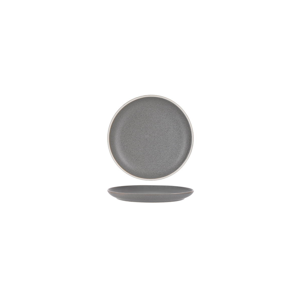 Urban Grey Round Coupe Plate 160mm
