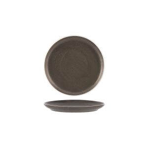 Urban Dark Grey Round Coupe Plate 203mm