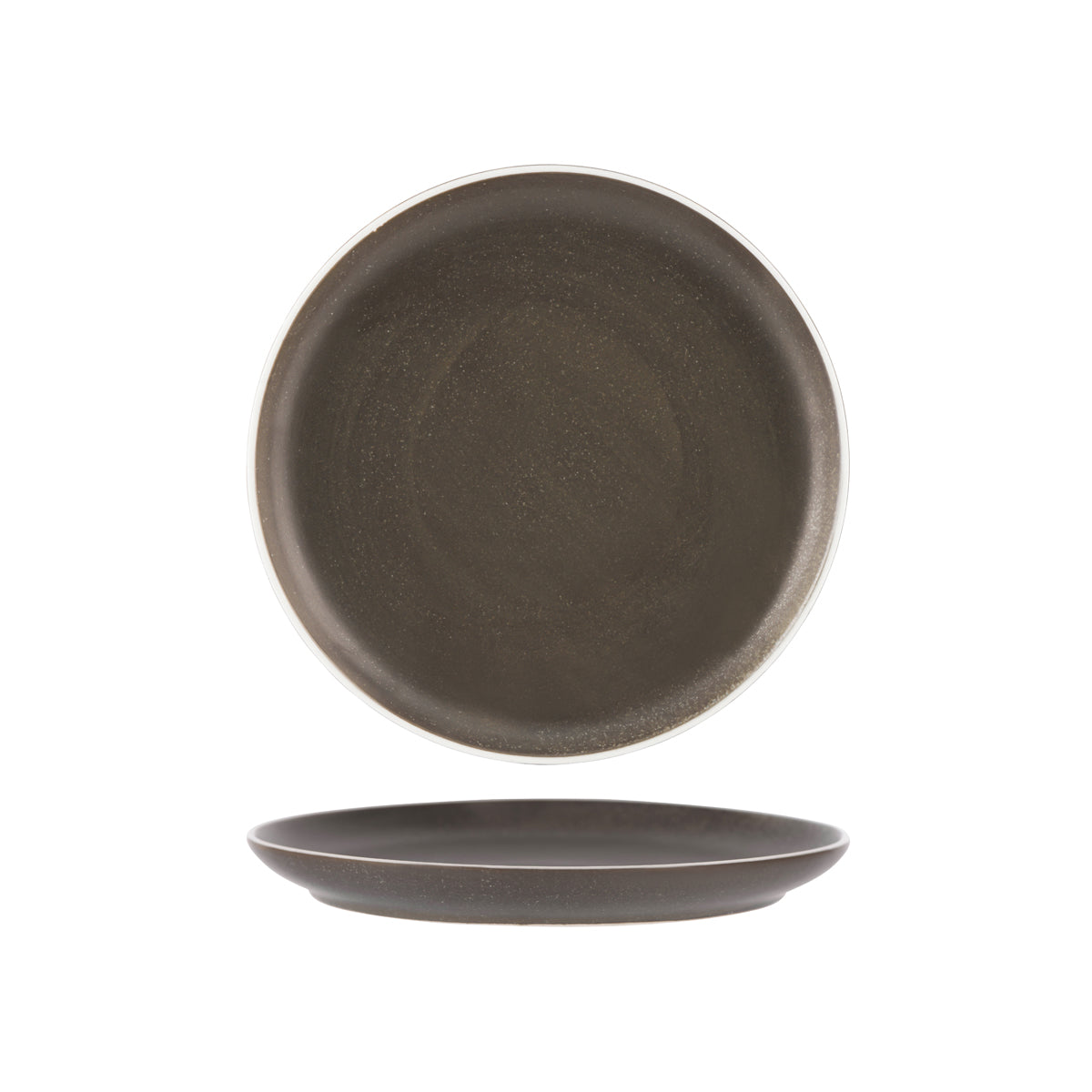 Urban Dark Grey Round Coupe Plate 268mm