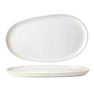 Urban Serve Oval Irregular Small 460x265mm White