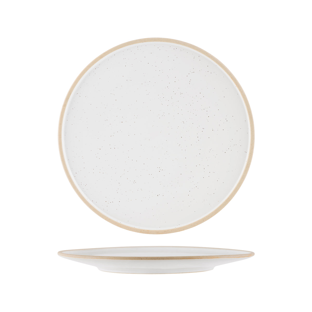 Soho White Pebble Round Plate 290mm