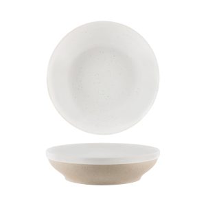 Soho White Pebble Round Flared Bowl 227x60mm / 1300ml