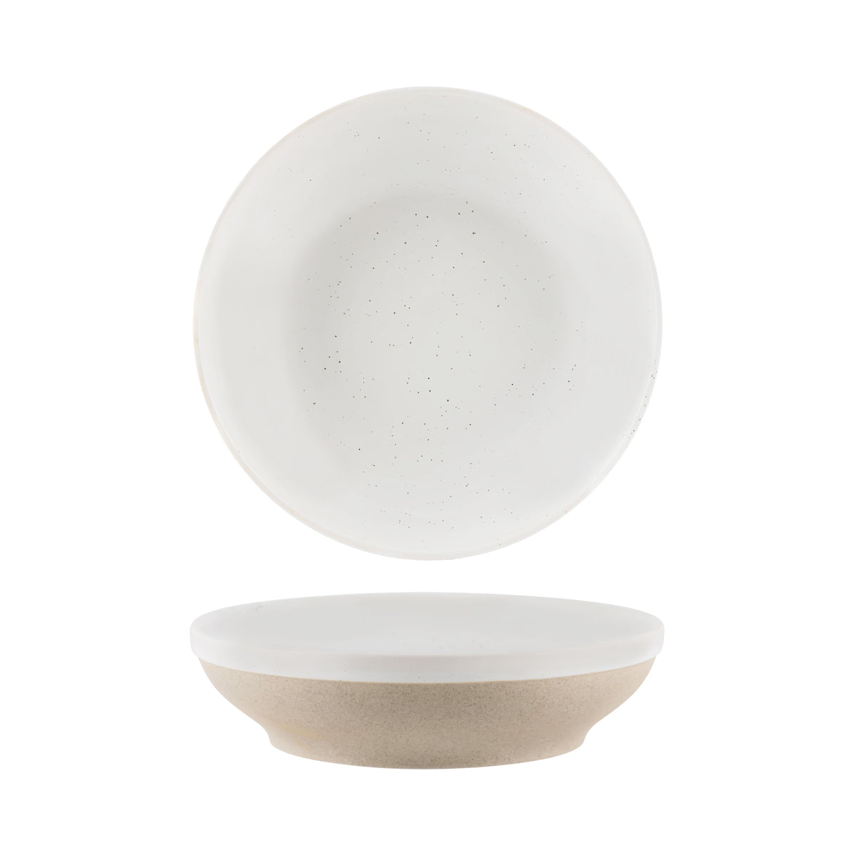 Soho White Pebble Round Flared Bowl 227x60mm / 1300ml