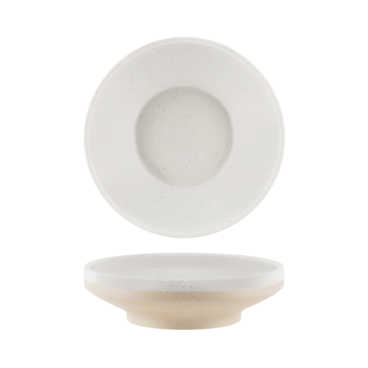 Soho White Pebble Footed Bowl 227x62mm / 1350ml
