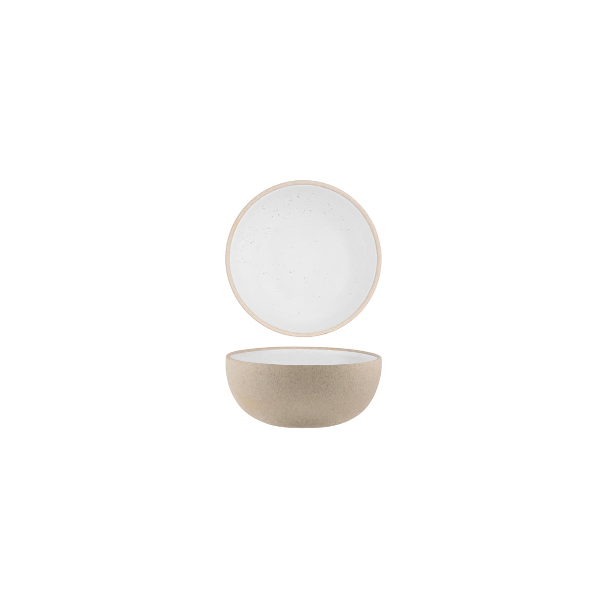 Soho White Pebble Round Deep Bowl 120x50mm / 325ml