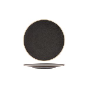 Soho Speckle Black Round Plate 257mm