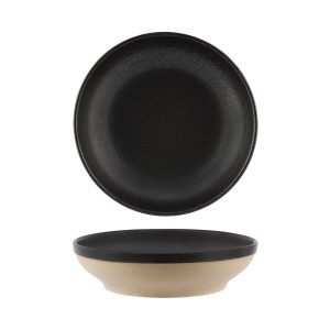 Soho Speckle Black Round Flared Bowl 227x60mm / 1300ml