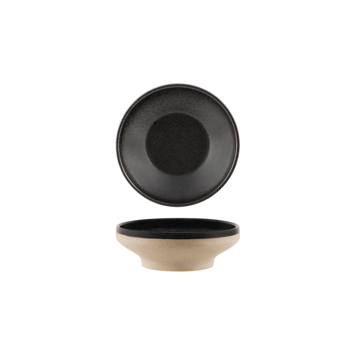 Soho Speckle Black Footed Bowl 156x52mm / 500ml