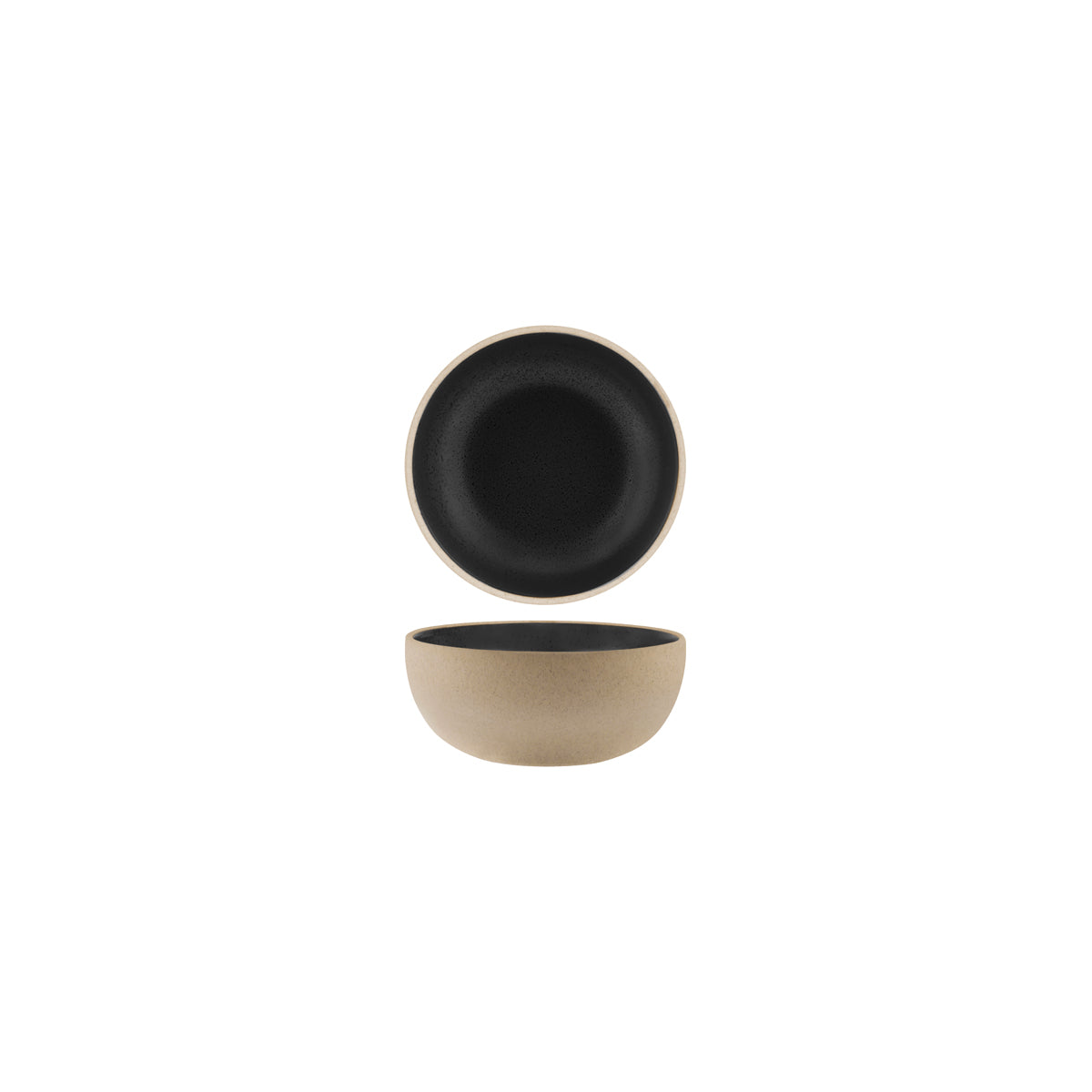 Soho Speckle Black Round Deep Bowl 120x50mm / 325ml