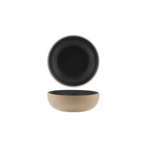 Soho Speckle Black Round Deep Bowl 170x55mm / 850ml