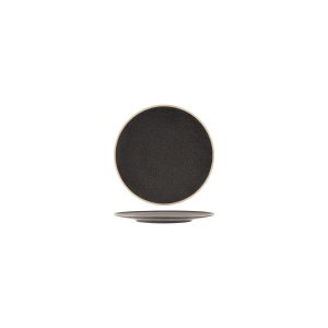 Soho Speckle Black Round Plate 160mm