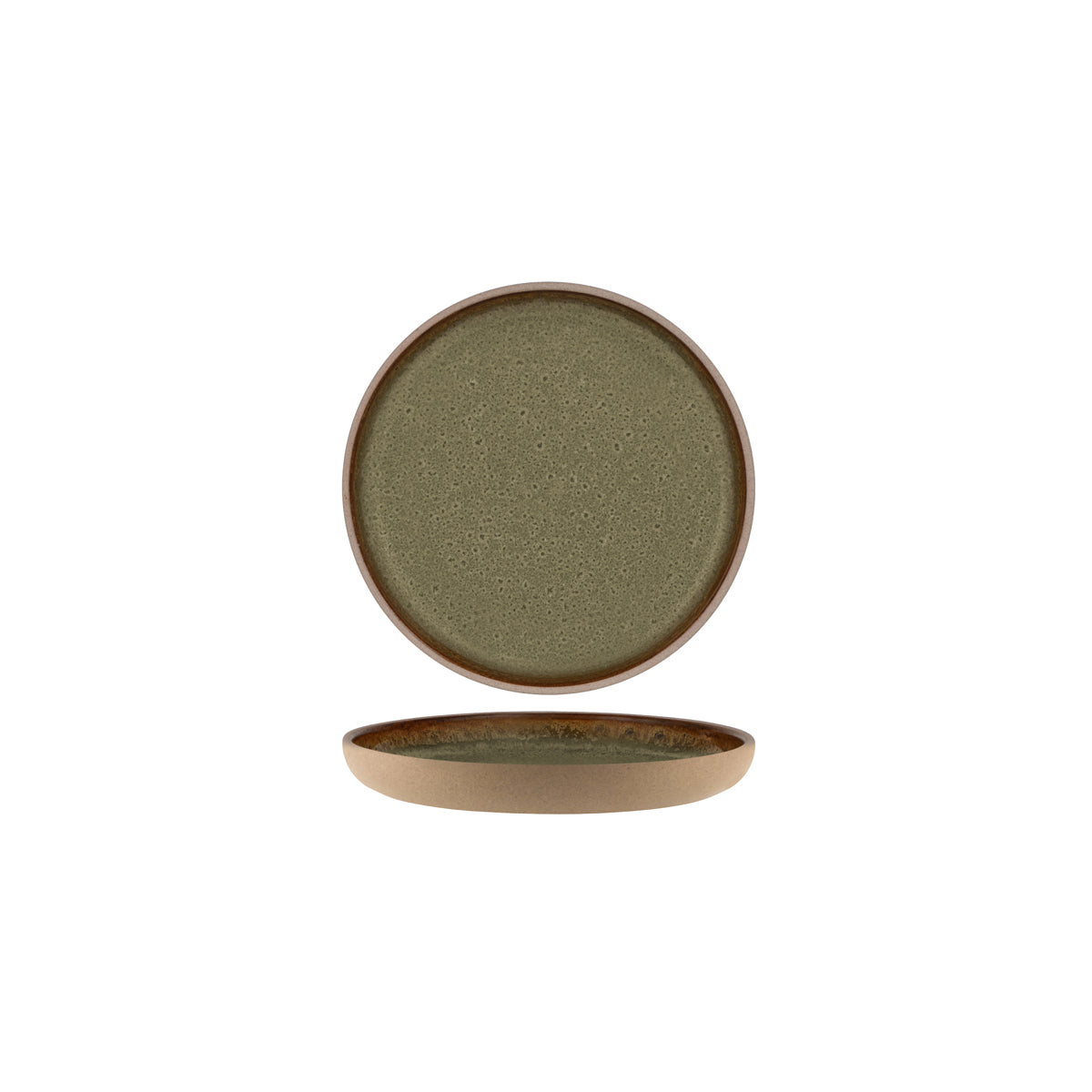 Soho Burnt Sienna Round Deep Coupe Plate 235mm