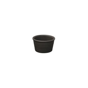 Zuma Charcoal Ribbed Ramekin