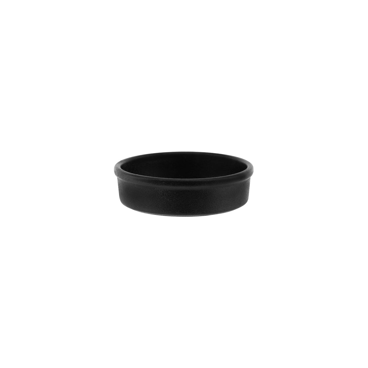 Black Round Tapas Dish 120mm