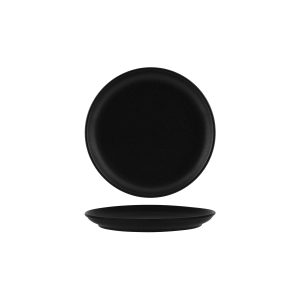 Black Round Coupe Plate 240mm