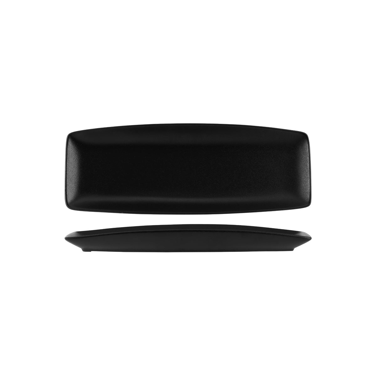 Black Rectangular Plate 333mm