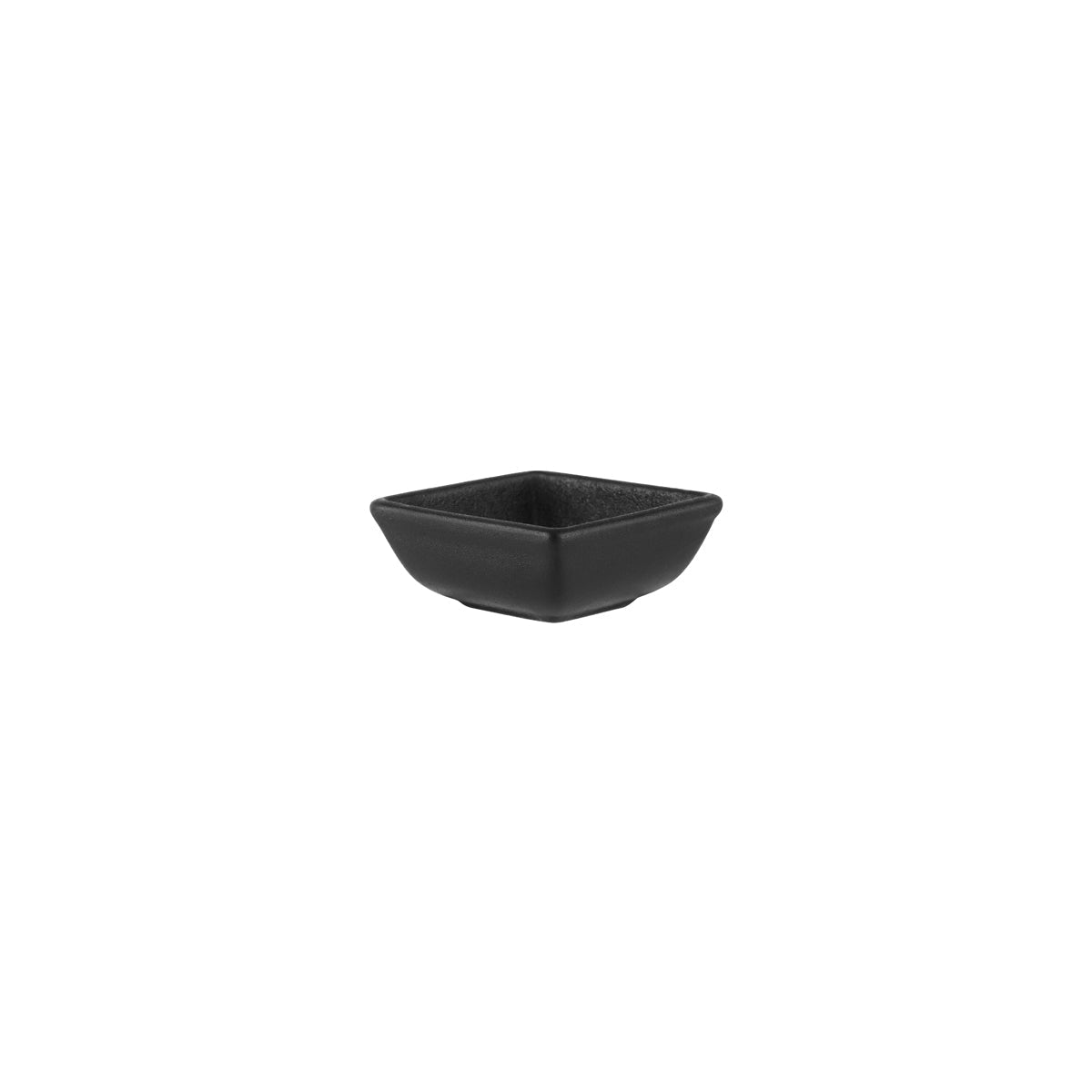 Black Square Sauce Dish 80mm