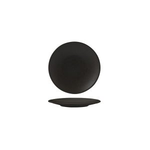 Zuma Charcoal Round Plate