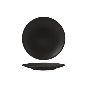 Zuma Charcoal Round Coupe Plate