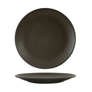 Zuma Charcoal Round Coupe Plate