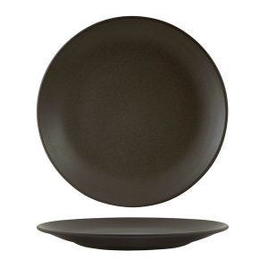 Zuma Charcoal Round Coupe Plate