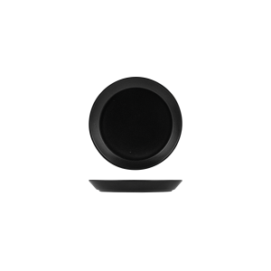 Zuma Charcoal Round Tapered Plate
