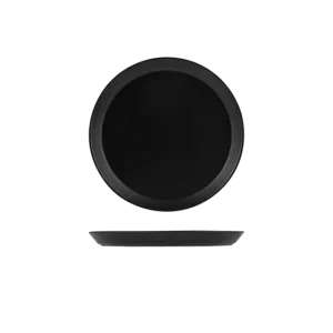 Zuma Charcoal Round Tapered Plate