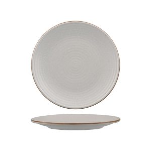 Zuma Mineral Ribbed Round Plate