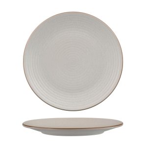 Zuma Mineral Ribbed Round Plate