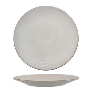 Zuma Mineral Ribbed Round Plate