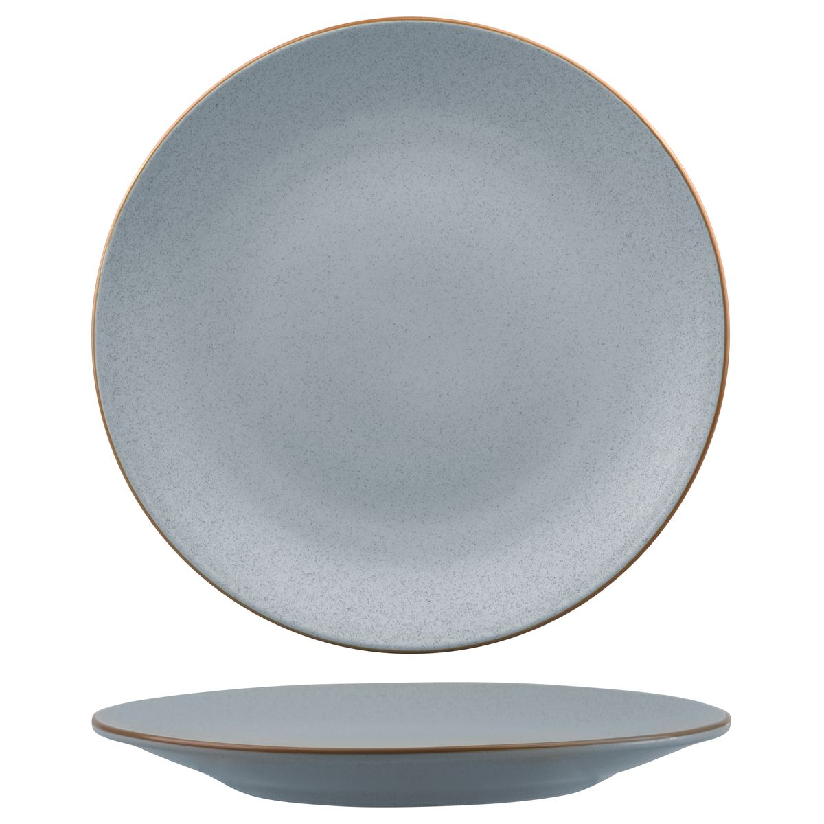 Zuma Bluestone Round Coupe Plate