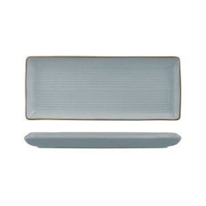 Zuma Bluestone Ribbed Rectangular Platter