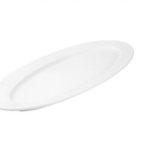 Ryner Melamine Oval Fish Platter - Wide Rim