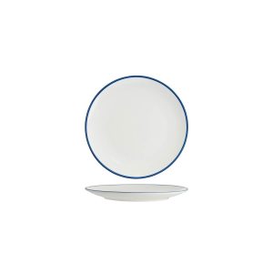 Core Round Coupe Plate Royal Blue Rim 200mm