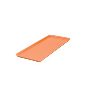 Ryner Melamine Rectangle Sandwich Platter - Orange