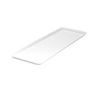 Ryner Melamine Rectangle Sandwich Platter - White