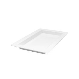 Ryner Melamine Rectangular Deep Platter - Wide Rim