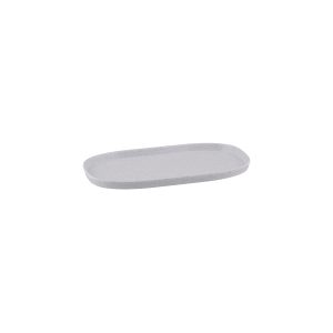 Ryner Melamine Stone White 1/3 Size Rectangular Dish