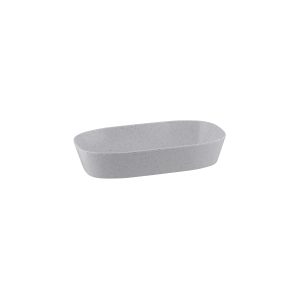 Ryner Melamine Stone White 1/3 Size Rectangular Dish
