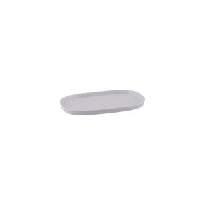 Ryner Melamine Stone White 1/4 Size Rectangular Dish