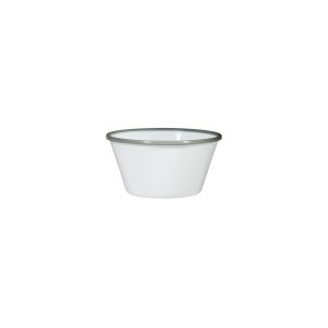 Ryner Melamine Evoke Rim Round Bowl - Grey Rim
